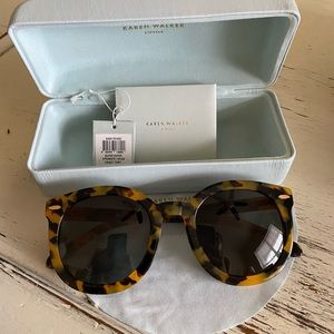 Karen Walker Super Duper Tortoise sunglasses